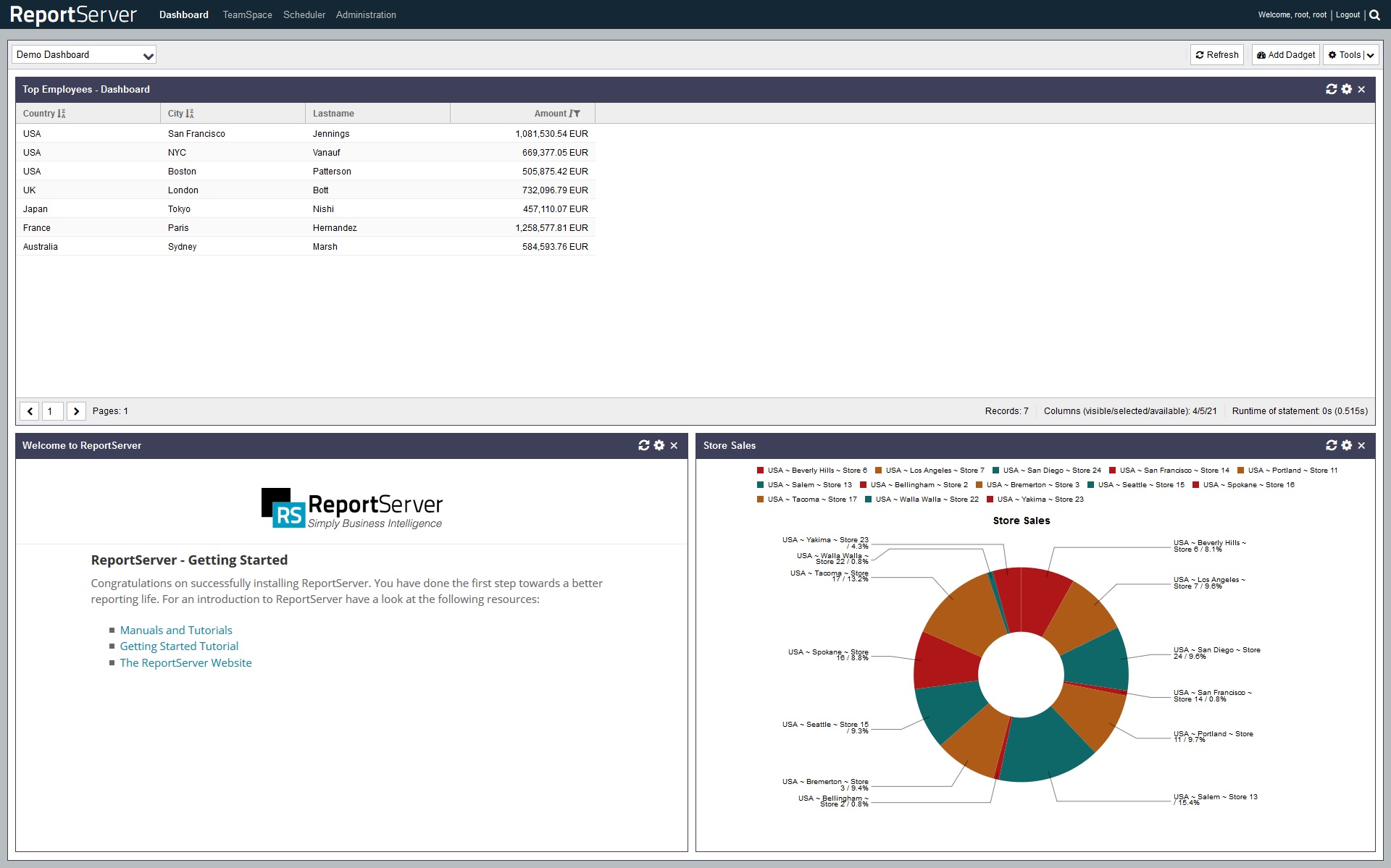 Report Server Pixel reporting. Report engine